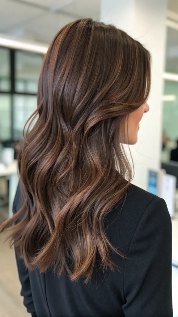 Warm Brown Hair Ideas for Pale Skin (4)