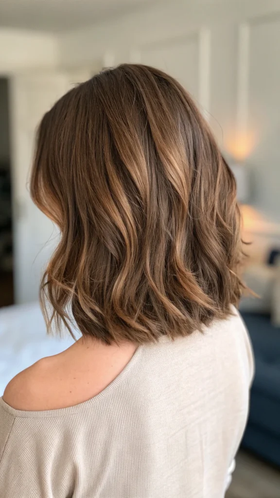 Warm Brown Hair Ideas for Pale Skin (7)