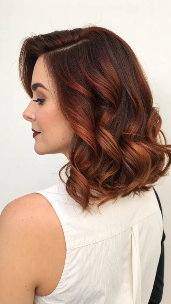 auburn lowlights in brown hair (1)