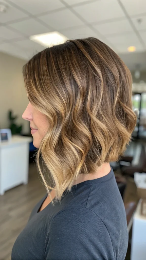 bronde bob balayage ombre hair color idea (10)