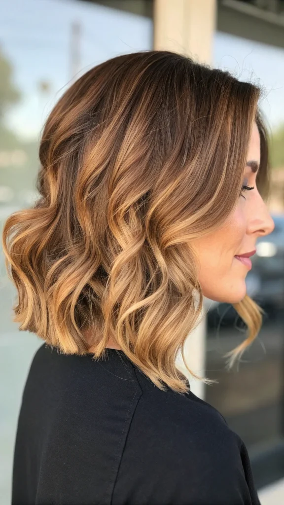 bronde bob balayage ombre hair color idea (4)