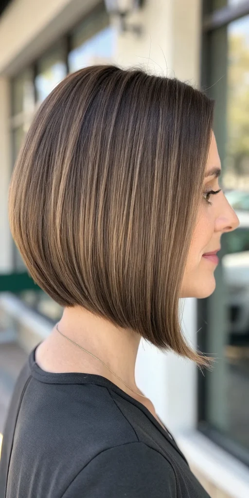 bronde bob balayage ombre hair color idea (6)