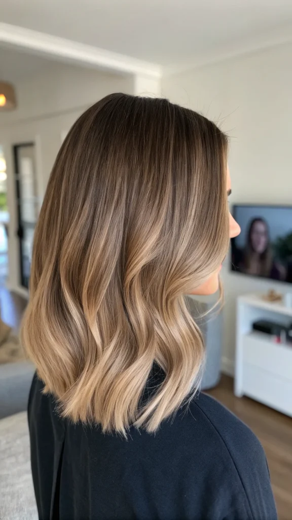bronde bob balayage ombre hair color idea (7)