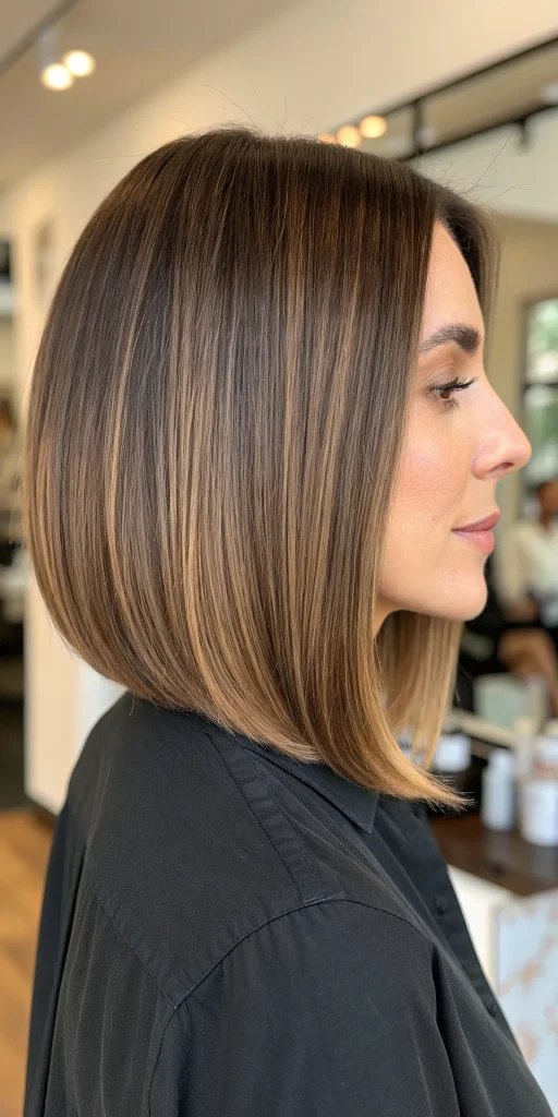 bronde bob balayage ombre hair color idea (9)