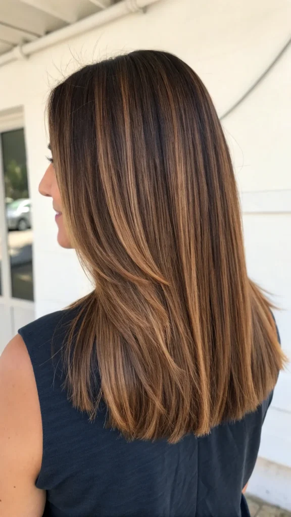 caramel highlights on brown hair (4)