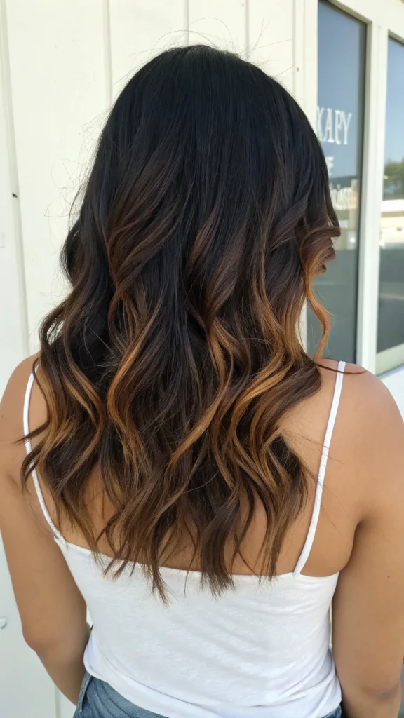 caramel highlights on brown hair (5)