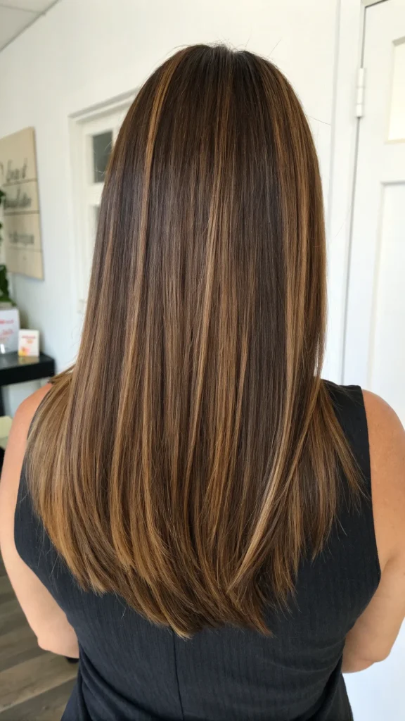 caramel highlights on brown hair (8)