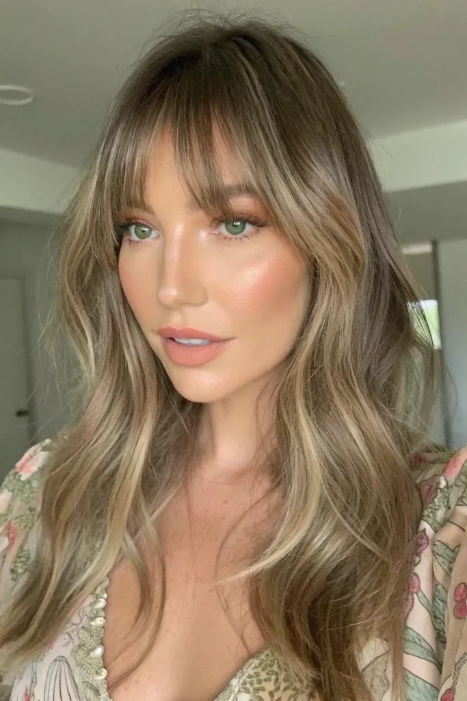 collarbone length hair with curtain bangs (1)