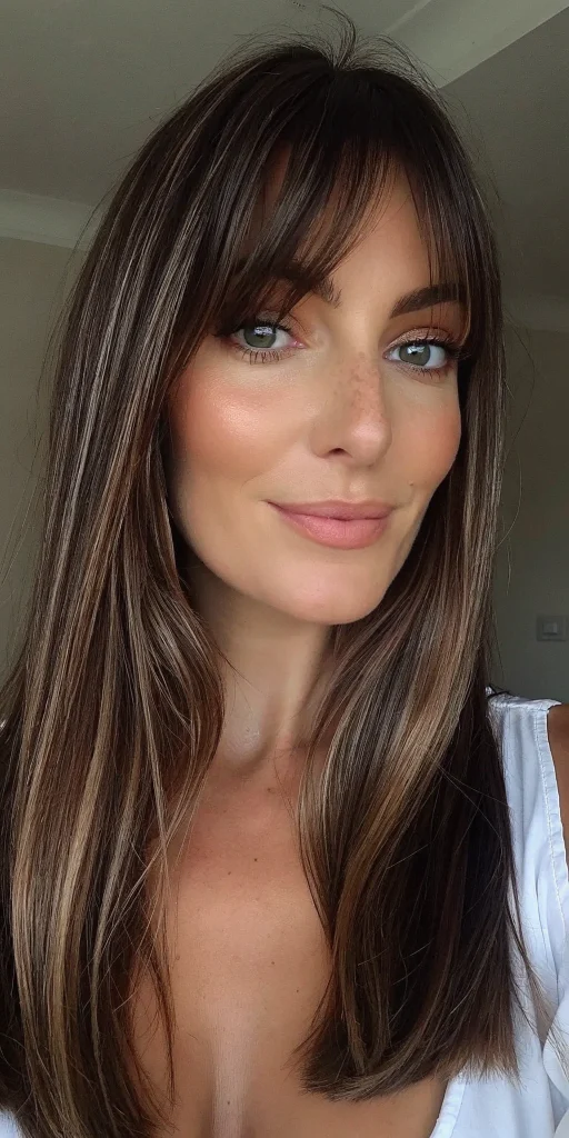 collarbone length hair with curtain bangs (3)