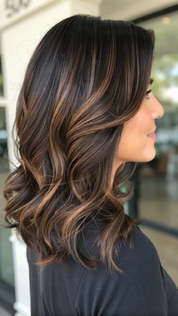 dark brown balayage hair (10)