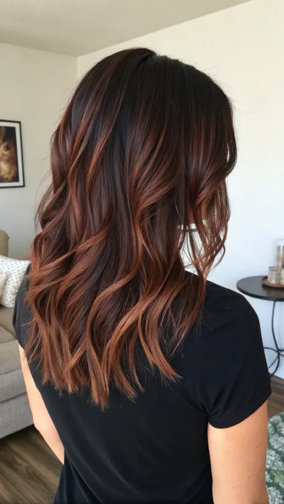dark chocolate brown hair color idea (5)