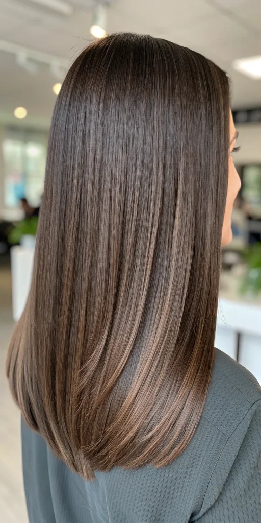 fall hair color ideas for brunettes with highlights (3)