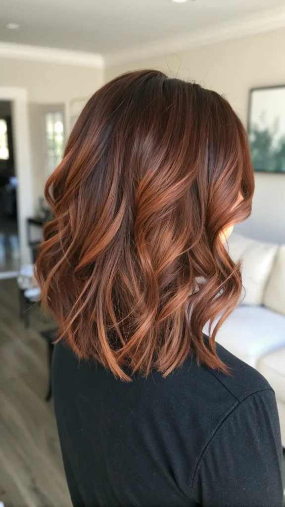 fall hair color ideas for brunettes with highlights (4)