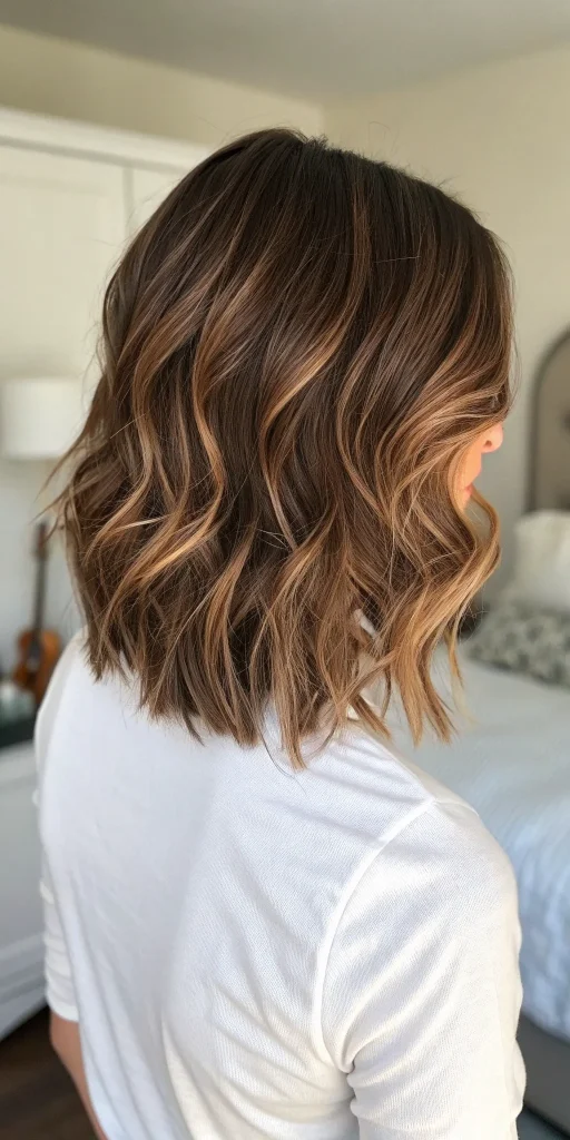 fall hair color ideas for brunettes with highlights (9)