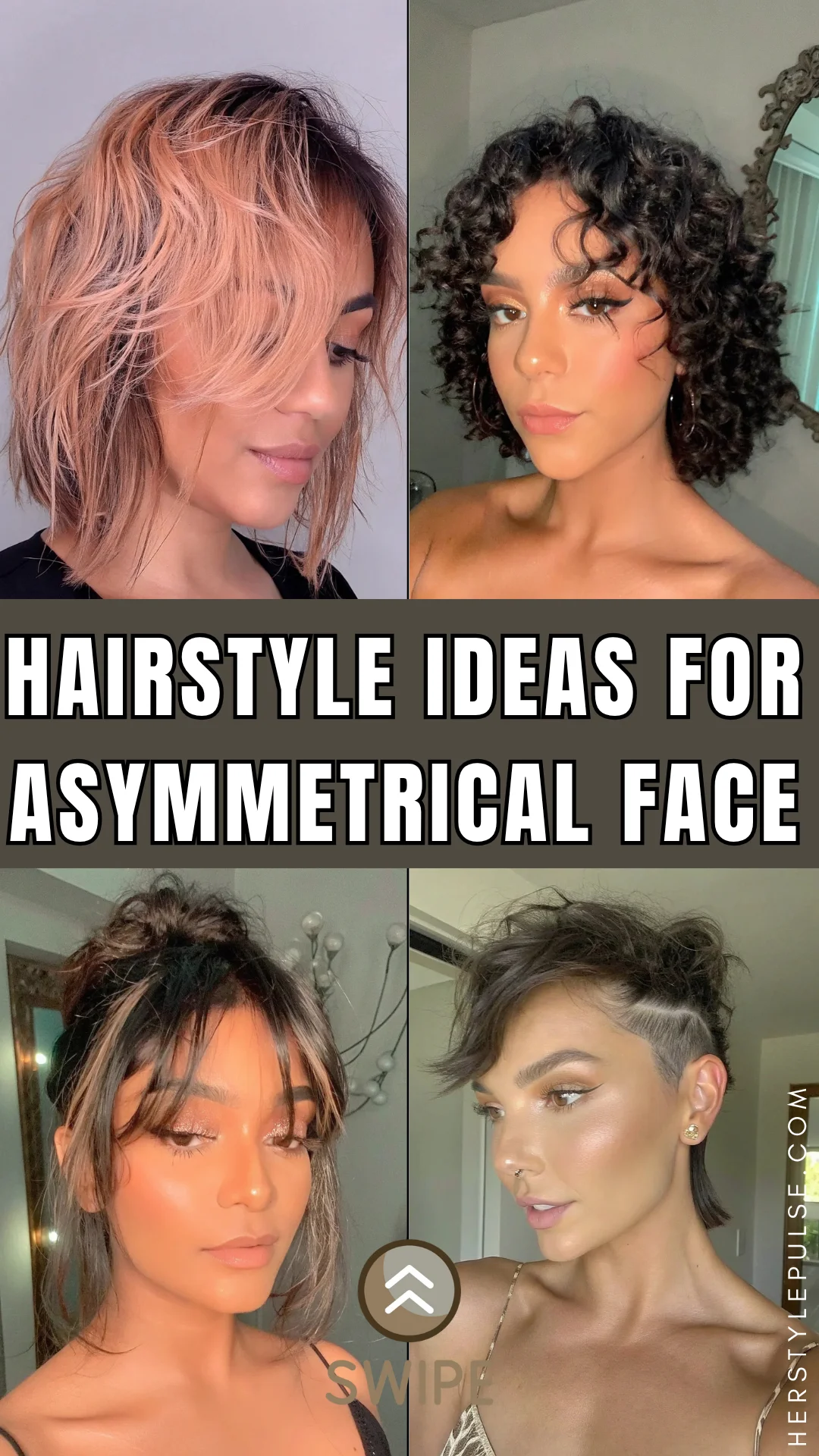 hairstyle ideas for asymmetrical face