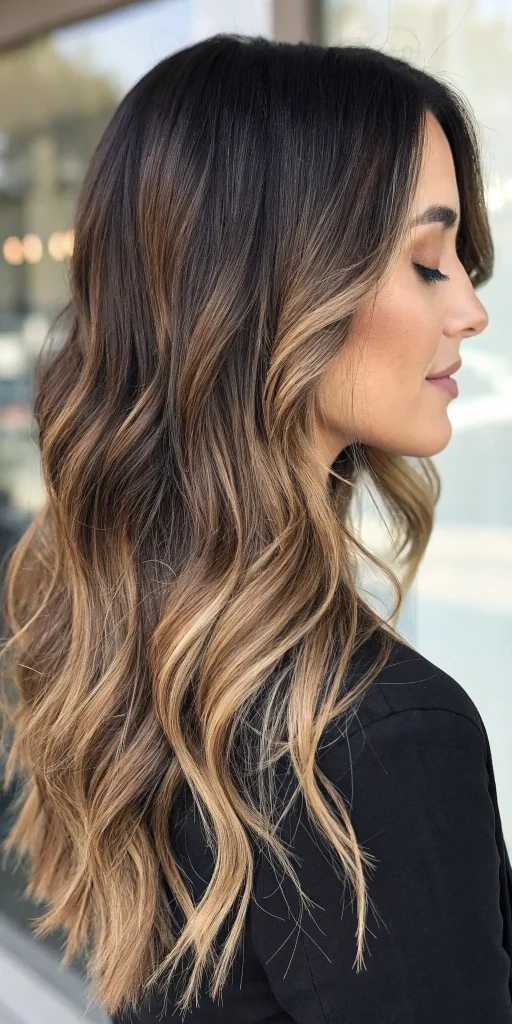 half and half hair color idea 6