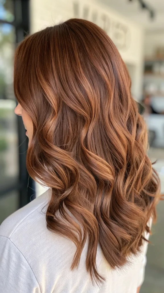 light chocolate copper hair ideas (1)