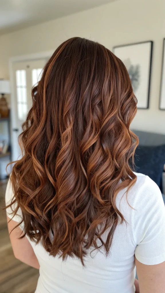 light chocolate copper hair ideas (10)