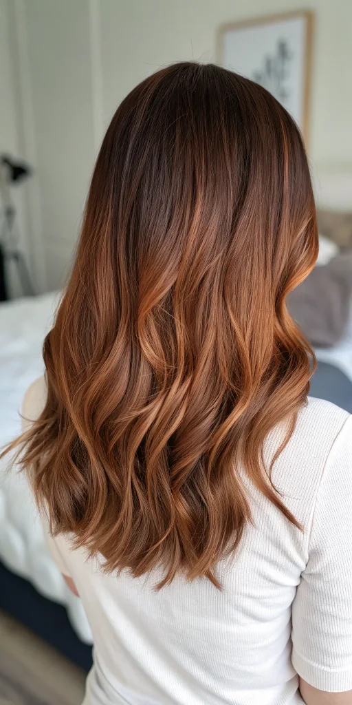 light chocolate copper hair ideas (3)