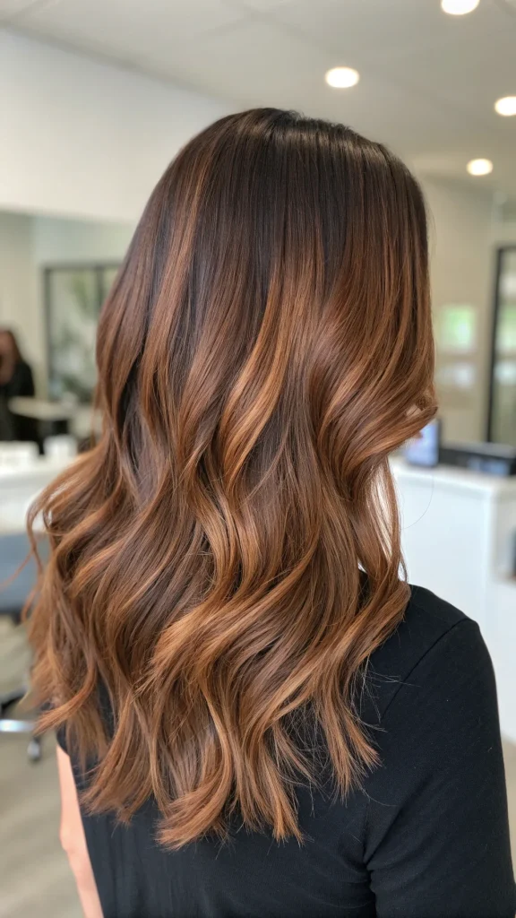 light chocolate copper hair ideas (4)