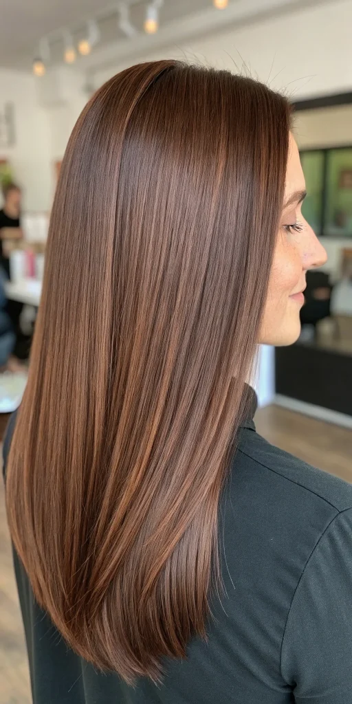 light chocolate copper hair ideas (6)