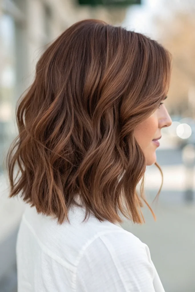 light chocolate copper hair ideas (8)