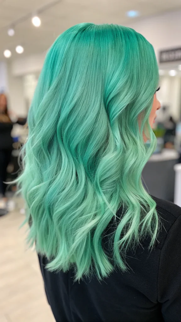 mint green hair color idea (1)