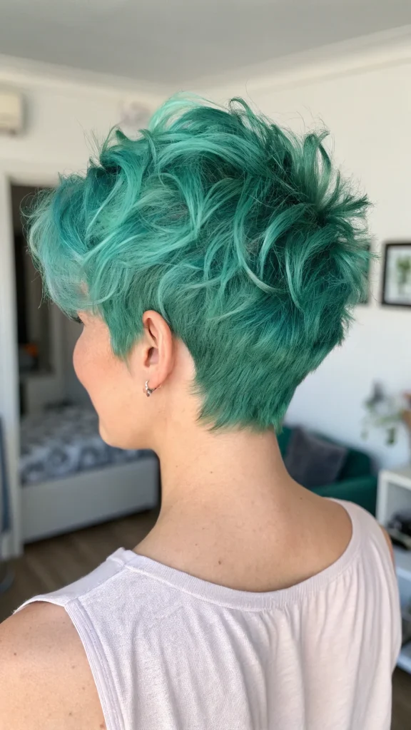 mint green hair color idea (6)