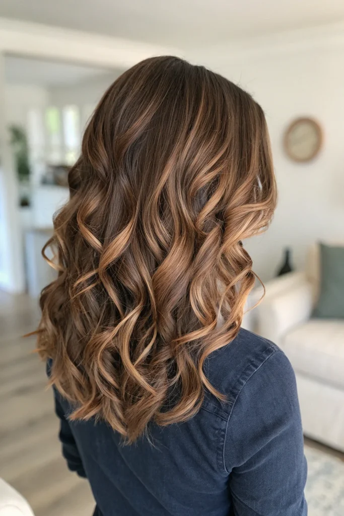 mocha mousse hair color balayage ideas (2)