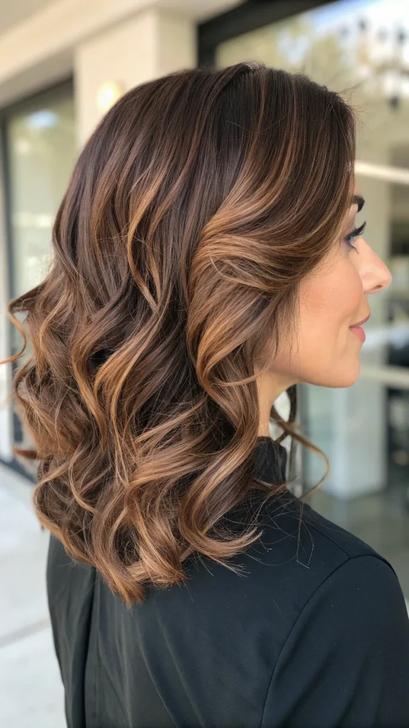 mocha mousse hair color balayage ideas (4)