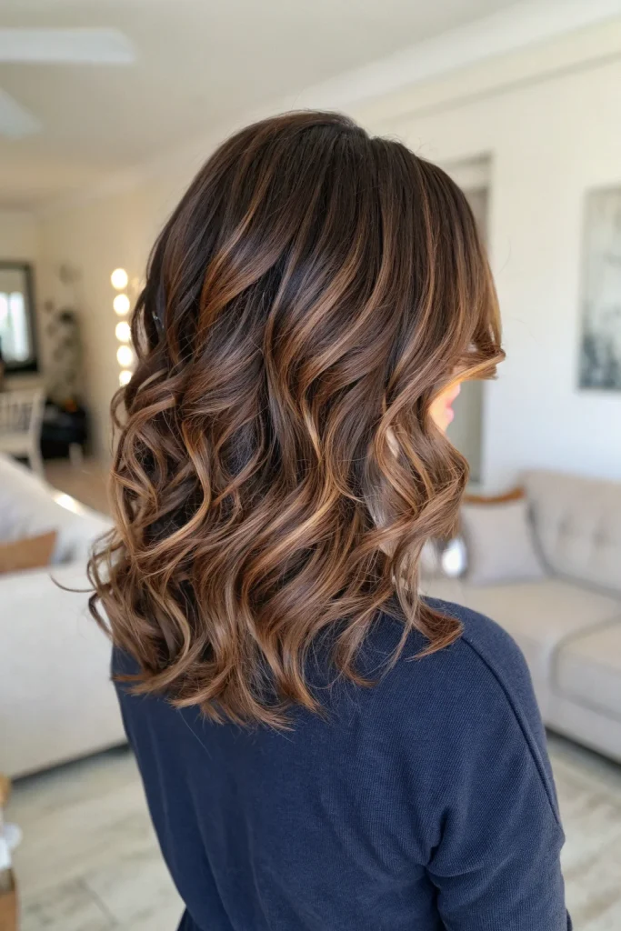 mocha mousse hair color balayage ideas (8)