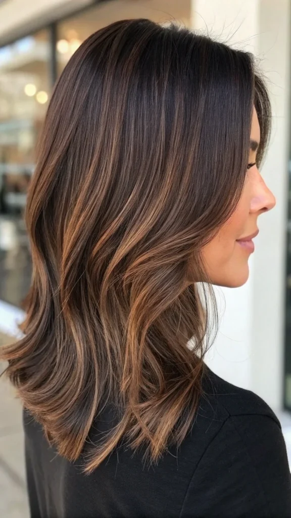reverse balayage brunette dark brown (1)