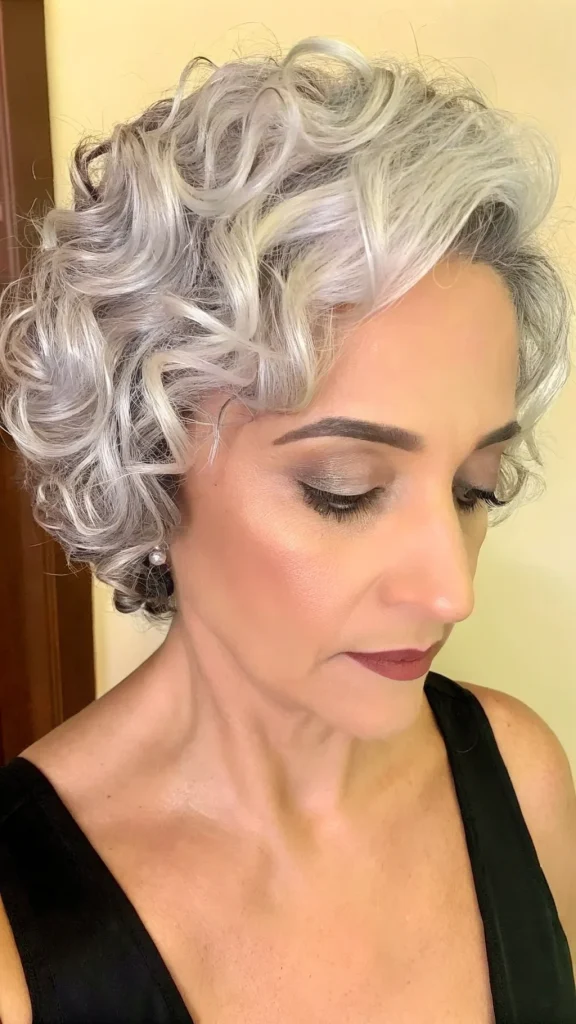 short curly hairstyles for women over 50 (2)