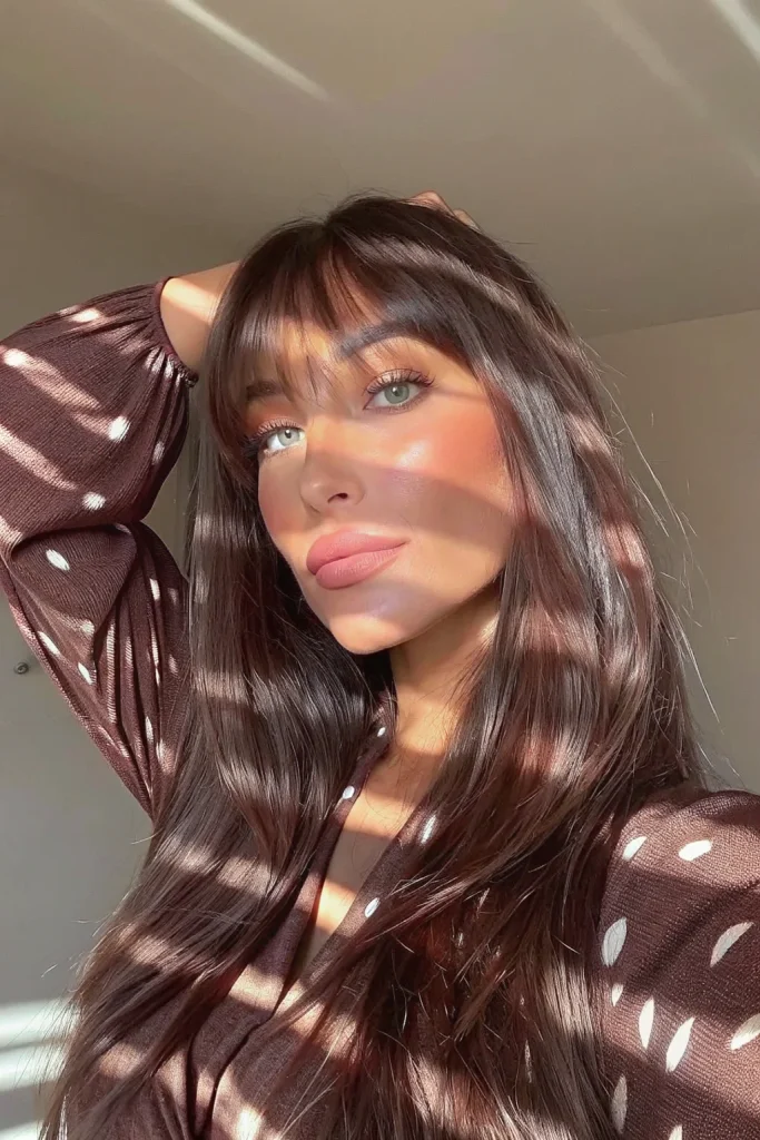 shoulder length hair with face framing bangs (10)