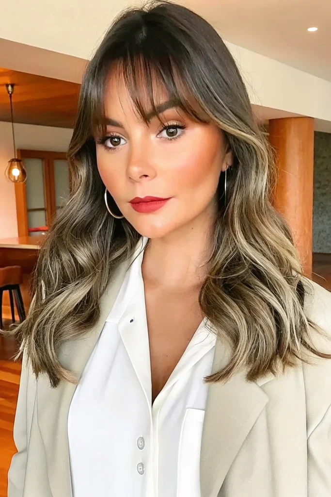 shoulder length hair with face framing bangs (4)