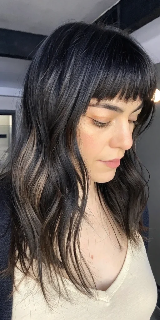 shoulder length hair with face framing bangs (9)