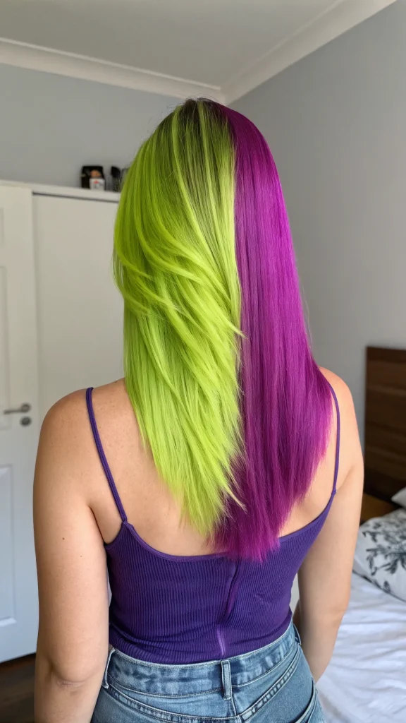 split dyed hair color ideas (10)