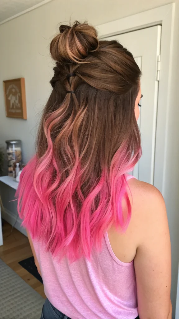 split dyed hair color ideas (6)