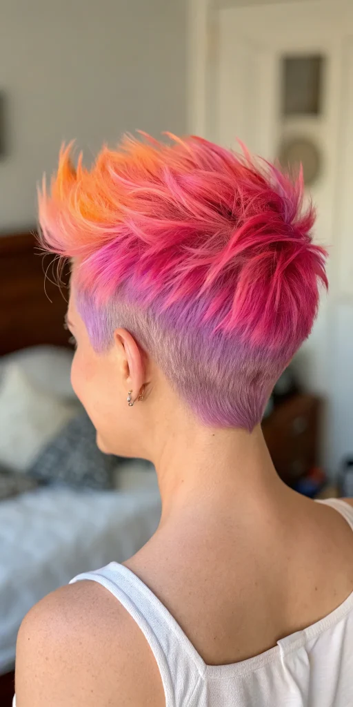 sunset hair color for short hair (6)