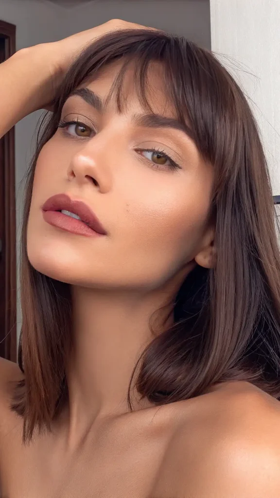 textured-bob-and-curtain-bangs-hairstyle