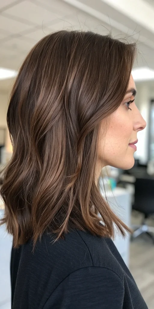 warm brown hair color idea (3)