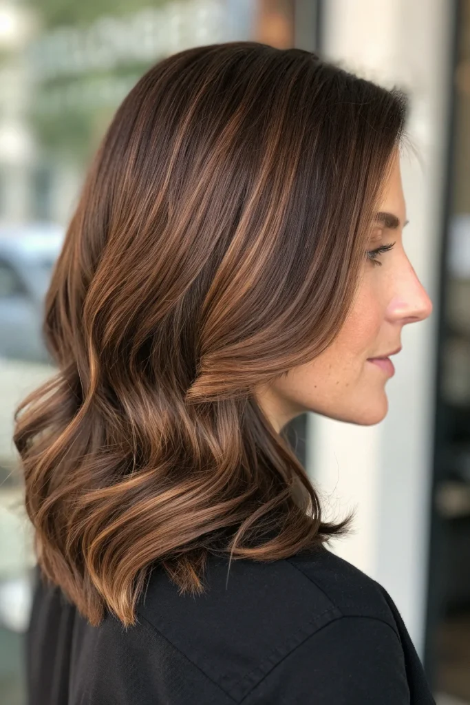 warm brown hair color idea (5)