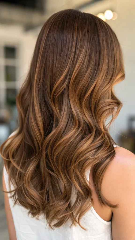 warm brown hair color idea (7)