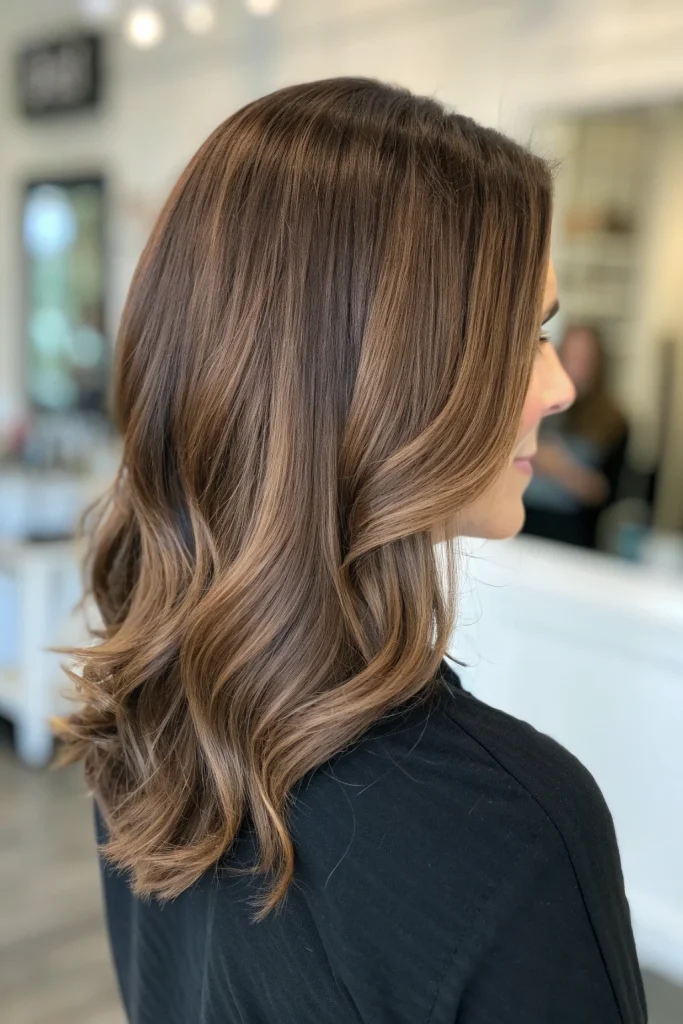 warm brown hair color idea (8)