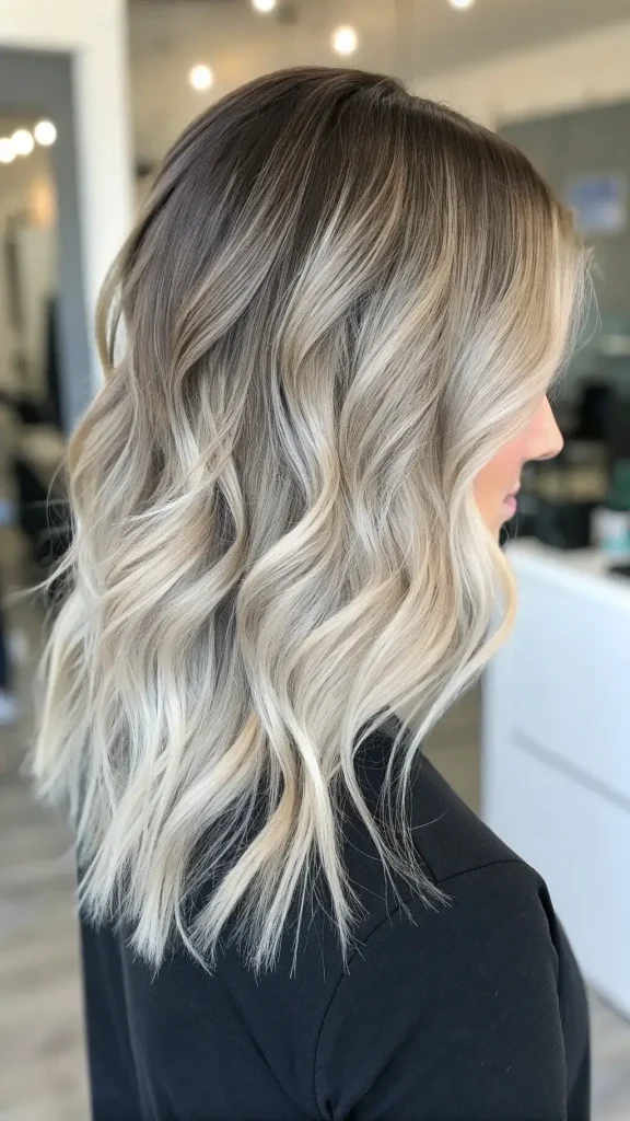 Ashy Cool Blonde Balayage Hair Color (1)