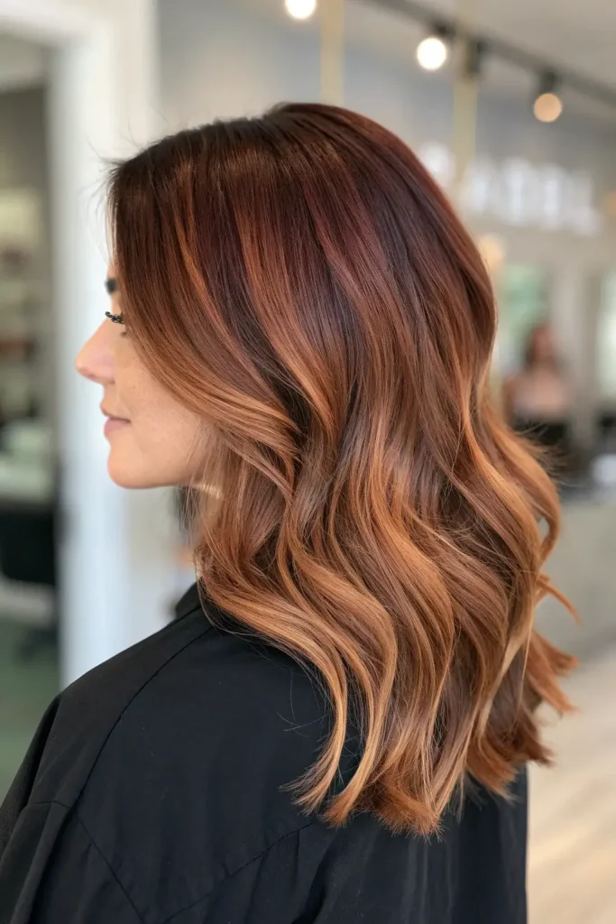 Blonde and Maroon Hair Color (6)