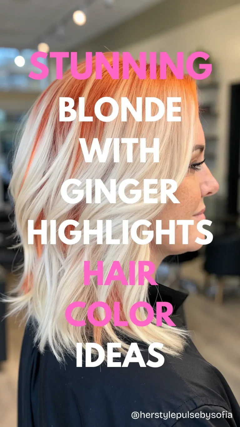 Blonde with Ginger Highlights Hair Color Ideas