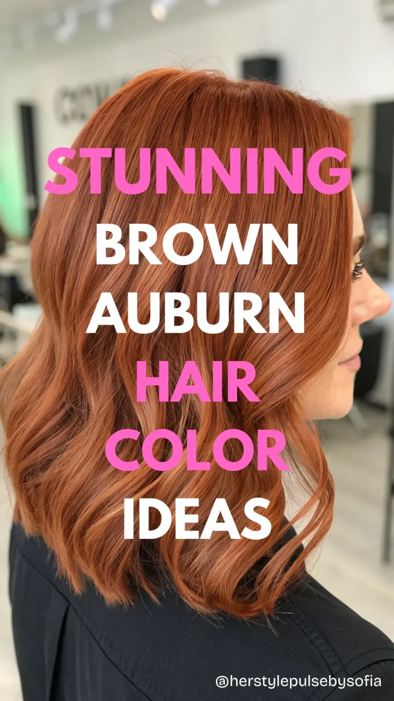 Brown Auburn Hair Color Ideas