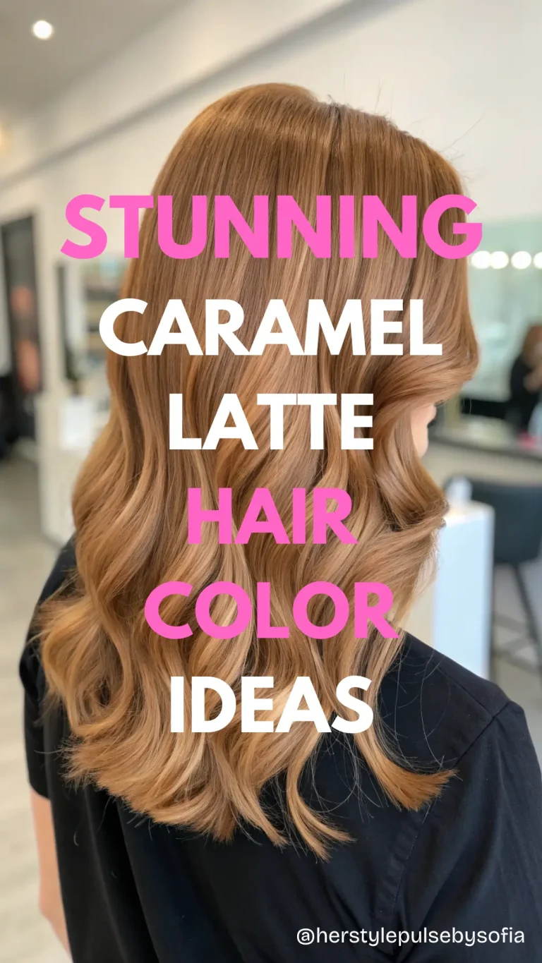 Caramel Latte Hair Color Ideas
