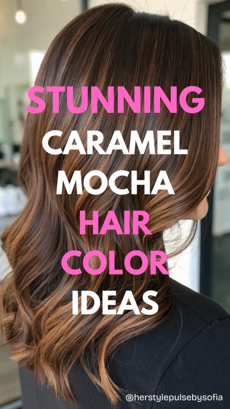 Caramel Mocha Hair Color Ideas